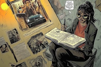 create an awesome comic books based on your script