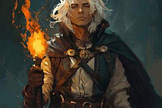 make a awesome dnd character art and dnd character art