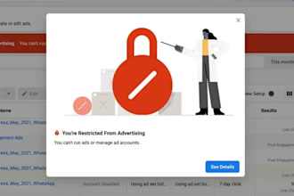 facebook bm ad account page problem