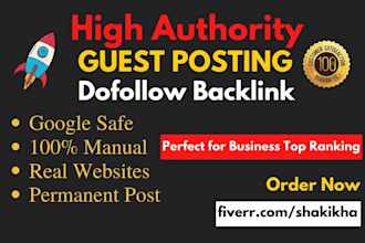 publish articles on high da, DR, and traffic blogs