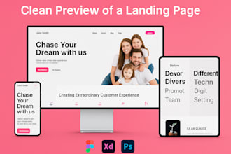 design clean minimal website UI in 24 hour