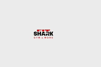 do beautiful shark logo design with copyright