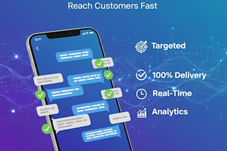 send bulk sms campaign text message sms marketing blast to your consumer leads