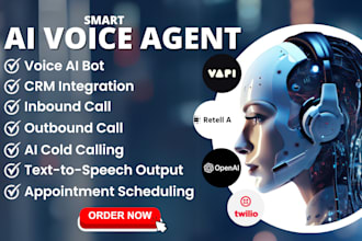 build ai voice bot voiceflow vapi twilio crm for ai cold calling and scheduling