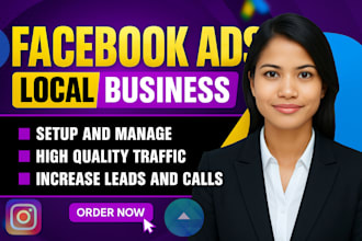 run facebook ads for local businesses to get leads and calls