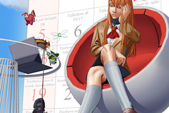 draw your original or favorite characters in anime style