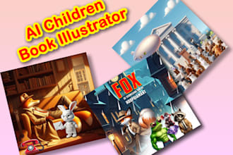 ai children story book illustrator