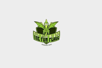 do beautiful dragon logo design with copyright