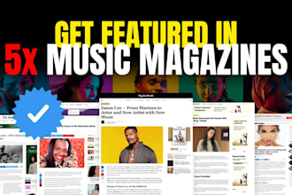publish artists interviews on music magazines