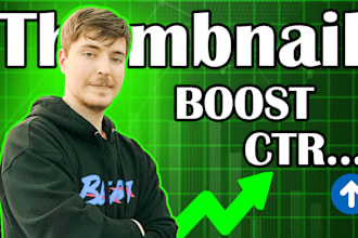 design attractive clickbait amazing youtube thumbnail