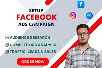 setup facebook ads campaign for leads and sales