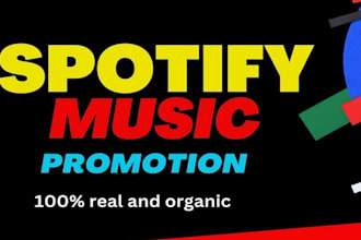 do organic apple music promotion, spotify promotion, youtube music prom0tion