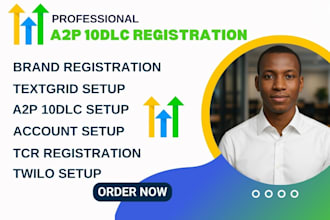 register your gohighlevel a2p 10dlc with textgrid and tcr