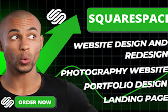 design portfolio website photography, real estate, fashion, beauty squarespace