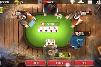 develop card games, poker, blackjack, spades, uno, rummy, solitaire card game
