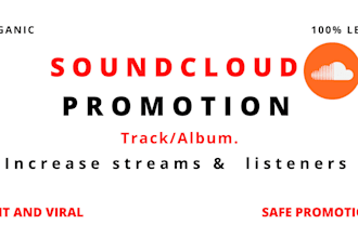 gain organic streamer and music lovers promotion soundcloud