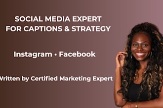 be your social media content creator for posts and captions