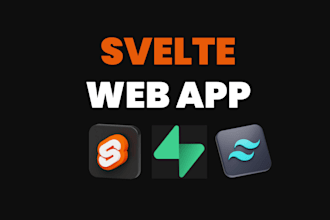 be your svelte and sveltekit expert web app developer