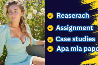 do professional report, case study, research, presentation slides