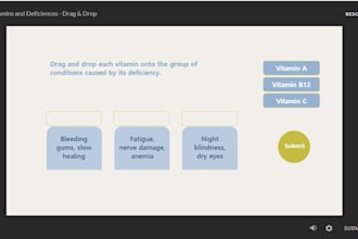 develop interactive drag and drop activities in articulate