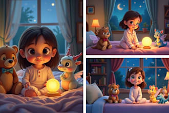 design unique kids illustration children storybook illustration bible themed