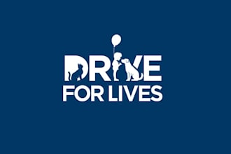 design drive lives profit driven animal welfare causes logo