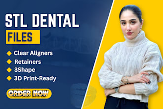 create high precision stl dental files