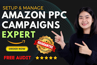 setup manage, optimize amazon PPC ads campaign, expert amazon PPC manager