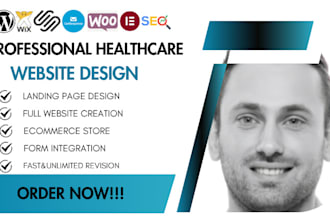 build healthcare agency website, home care staffing agency wordpress website wix