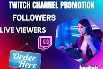do twitch channel promotion boost twitch live viewers