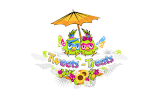 design fun freeze dried healthy bird treats logo