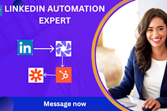 setup linkedin automation using dripify, make com
