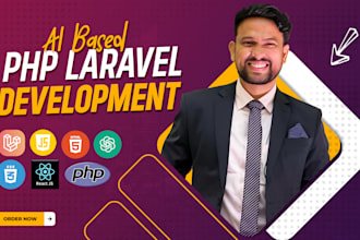 do PHP laravel development of ai websites, restful API, fix laravel bugs