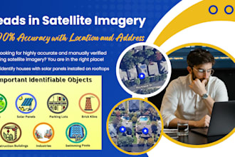 solar roofs, pools, park location leads in satellite imagery