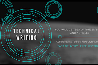 write cybersecurity and cloud computing articles and blogs