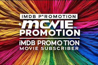 do top rated imdb promotion to increase your film ranking and viral engagement