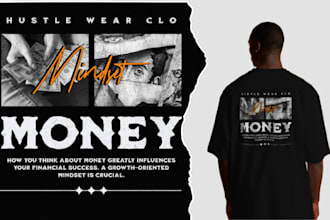 create custom graphic urban streetwear t shirt design