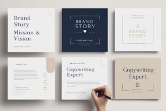 be your brand story writer, brand copywriter, and business narrator