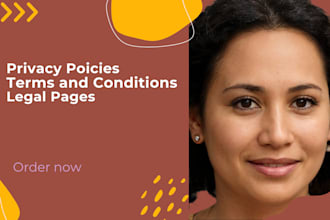 write custom privacy policies, terms and conditions, and legal pages