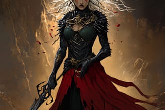 create digital dnd character art of your idea