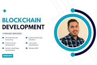 develop custom smart contracts and dapps with solidity and ethereum