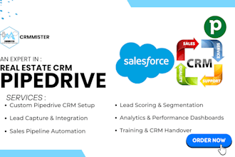 setup real estate CRM pipedrive workflow automation zapier calendly monday zoho