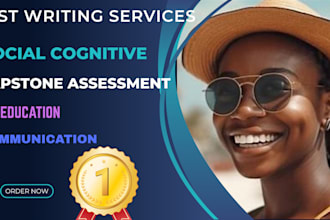 handle social, cognitive, education,assigned, capstone assessment, communication