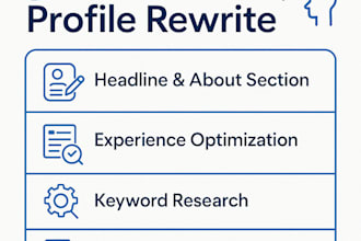 rewrite and optimize your linkedin profile to attract recruiters and clients