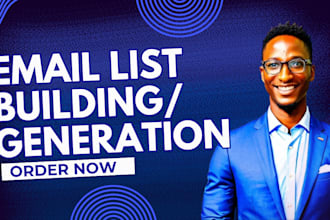generate an email list of your targeted audience