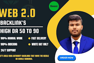 build high quality web 2 0 backlinks