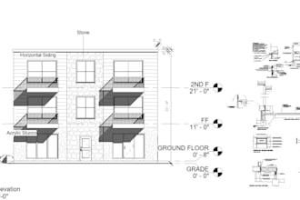 draw architectural, structural plans in revit autocad