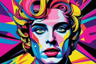 make an impressive wpap pop art portrait in 24 hours
