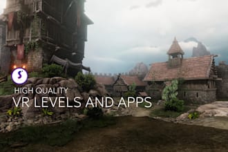 design VR environment and apps in unity 3d and unreal engine