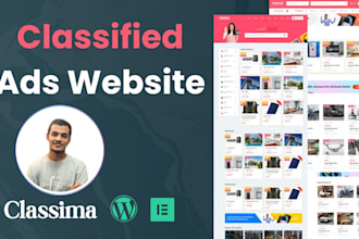 create classified ads and business directory  website